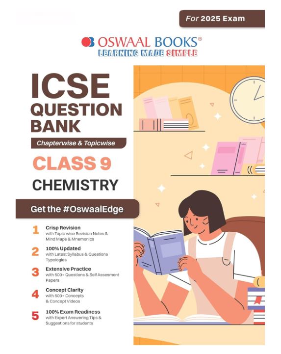 Oswaal ICSE Question Bank SOLVED PAPERS_Class 9_Chemistry_For Exam 2024-25